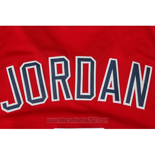Camiseta USA 1984 Michael Jordan #9 Rojo